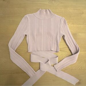 Zara Cropped Sweater Top 💜